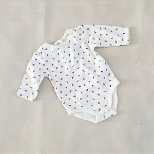 Gymboree 2000 Vintage Micro Floral Onesie 0-3m